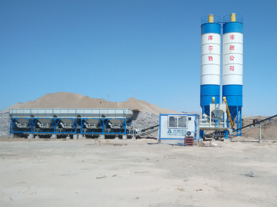 Pabrik Batching Tanah Stabil MWCB600 di Xinjiang